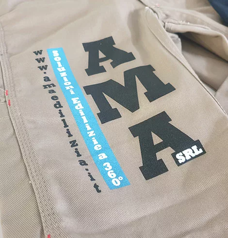 Stampa su abbigliamento AMA srl - Centro Serigrafico