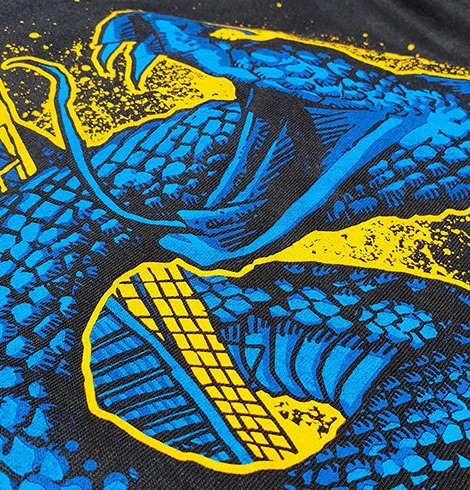 Stampa su abbigliamento serpente - Centro Serigrafico