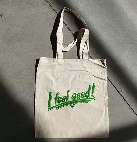 Shopper con stampa I feel good! - Centro Serigrafico